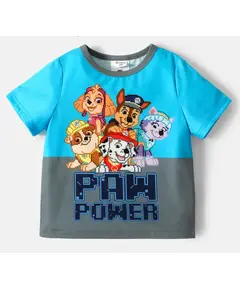 Camiseta Infantil Patrulha Pata Manga Curta ( 5-6 Anos )