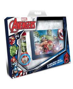 Relógio Digital e Carteira Avengers