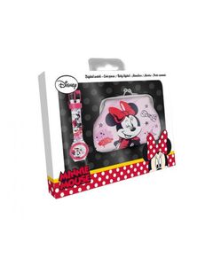 Relógio Digital e Porta Moedas Minnie