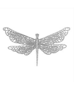 Enfeite Natal Libélula - Branco Natal