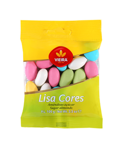 Amêndoa Lisa Colorida VIEIRA 100g