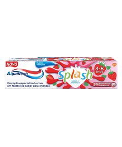 Pasta de Dentes Infantil Splash Morango 3 a 8 Anos
