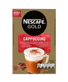 Cappuccino Solúvel Gold Nescafé (10 x 14 gr)