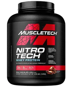 Muscletech Nitro Tech Whey Protein em pó