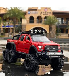 CARRO DE BRINQUEDO FORD RAPTOR - VERMELHO