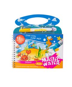 Livro de desenho mágico reutilizável montessori