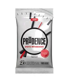 PRESERVATIVO PRUDENCE EFEITO RETARDANTE COM - 3 UNIDADES