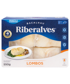 Lombos de Bacalhau Riberalves 9M - 550G