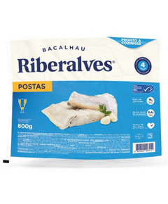 Postas Bacalhau Riberalves - 800g