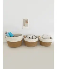 conjunto de 3 cestos acustico