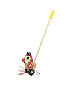 Brinquedo de Empurrar - Papagaio