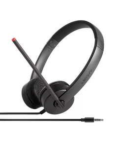 Headset Lenovo Essential Stereo Analog - Preto