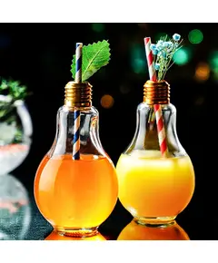 Criativo lâmpada barra de vidro cocktail