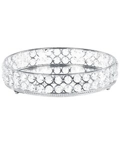 Tabuleiro em metal e vidro