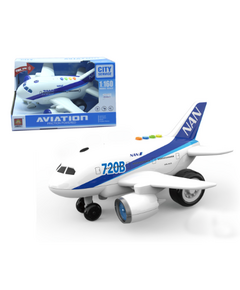 AVIÃO FRICÇÃO C/ LUZ E SOM