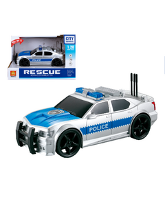 CARRO POLÍCIA C/ SOM E LUZ 1:20