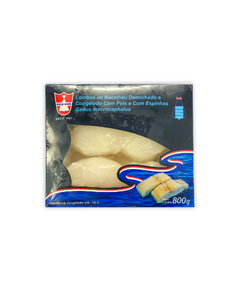 LOMBO BACALHAU S/PELE & ESPINHA - 800G