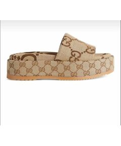 Sandália plataforma - Gucci