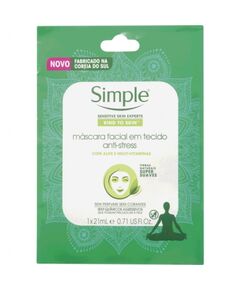 Mascara Facial Em Tecido Anti- Stress 21 Ml - Simple