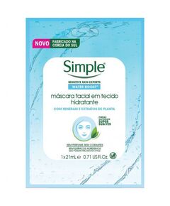 Mascara Facial Com Tecido Hidratante 21 Ml - Simple