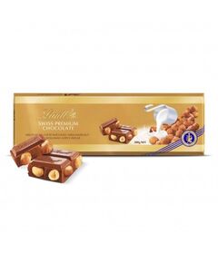 Tablete De Chocolate Gold Com Avelã 300 G - Lindt