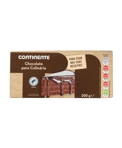 Chocolate culinário - continente 43%