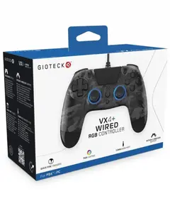 COMANDO GIOTECK VX4 CAMUFLADO COM FIOS PS4 | PC