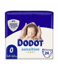 Fraldas Dodot Sensitive Tamanho 0 (3 Kg ) 24 Un