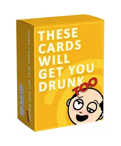 JOGO DE CARTAS - THESE CARDS WILL GET YOU DRUNK TOO