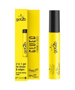 Pincel Para Sobrancelhas E Barba 16 Ml Caxa Amarela - Glued