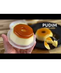 Formas de mini pudim silicone - 20 Unidades