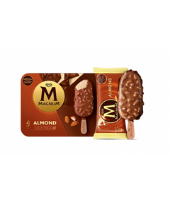 Gelado Chocolate & Amêndoa 4 X 100 Ml - Magnum