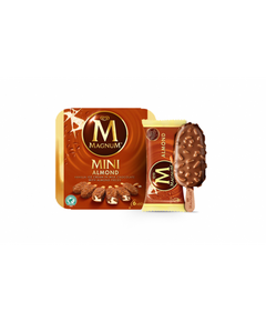 Gelado Mini Chocolate & Amêndoa 6 X 55 Ml - Magnum