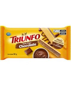 Bolacha Wafers Sabor Chocolate 105 G - Triunfo