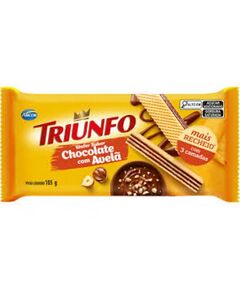 Bolacha Wafers Sabor Chocolate Avelã 105 G - Triunfo