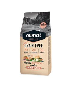Ownat GF Just Adulto Sem Grão com salmão & Marisco 14kg