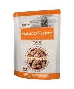 Nature's Variety Original Adulto Médio Maxi Pouch de Frango 8x300g