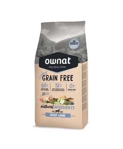 Ownat GF Just Adulto Sem Grão Cordeiro 14kg