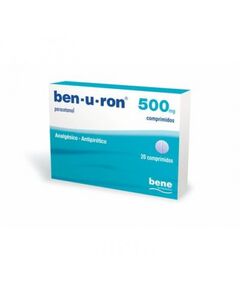 Paracetamol 500 Mg 20 Comprimidos - Ben-U-Ron
