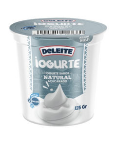 Deleite Iogurte Natural Açucar - 125ML