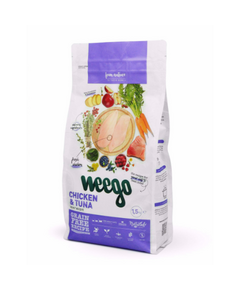 WEEGO COMIDA GATO FRANGO & ATUM 1,5KG