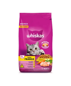 WHISKAS COMIDA GATO FRANGO - 900G