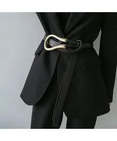 cinto mulheres luxo personalidade curva metal