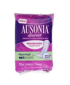 Pensos Higiênicos Incontinência Discreet Normal 12 Un - Ausonia