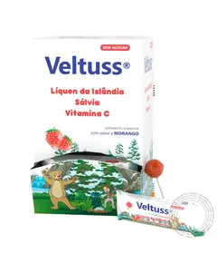 Veltuss Chupa-Chupa Morango S/Açúcar
