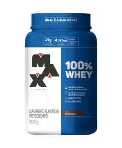 MAX TITANIUM PROTEINA 100% WHEY CHOCO. 900G