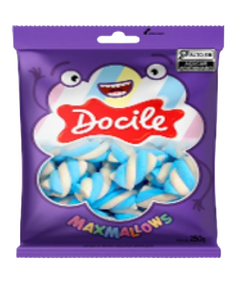 DOCILE MAXMALLOWS AZUL 250G