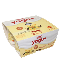 YOGU+ IOGURTE BAUNILHA - 4X125G