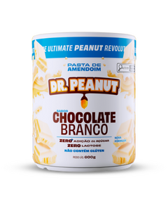 DR PEANUT PASTA AMENDOIM CHOCOLATE BRANCO - 600G