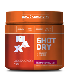 MAX Titanium Fat Burner Shot Dry Frutos VERM. 150G